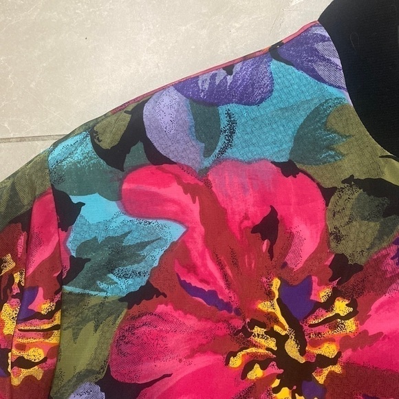 EUC Vintage Alia Floral Tropical Coat - Picture 3 of 15